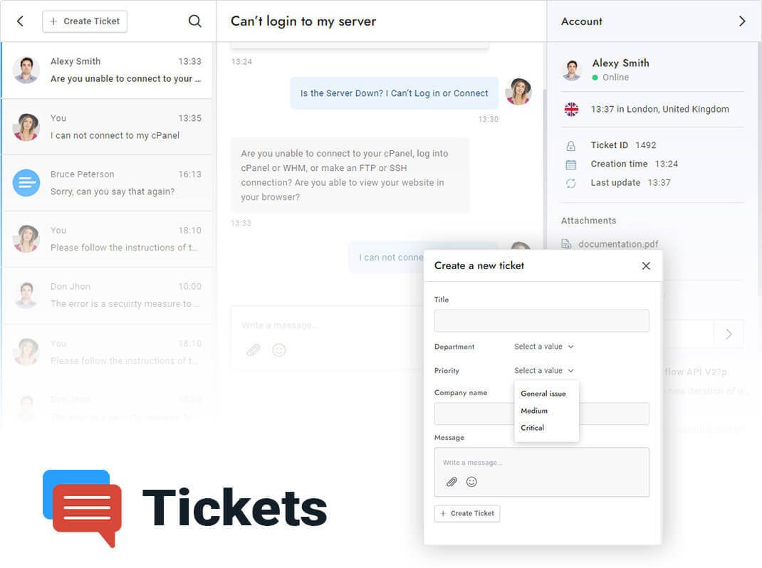 Tickets Help Desk