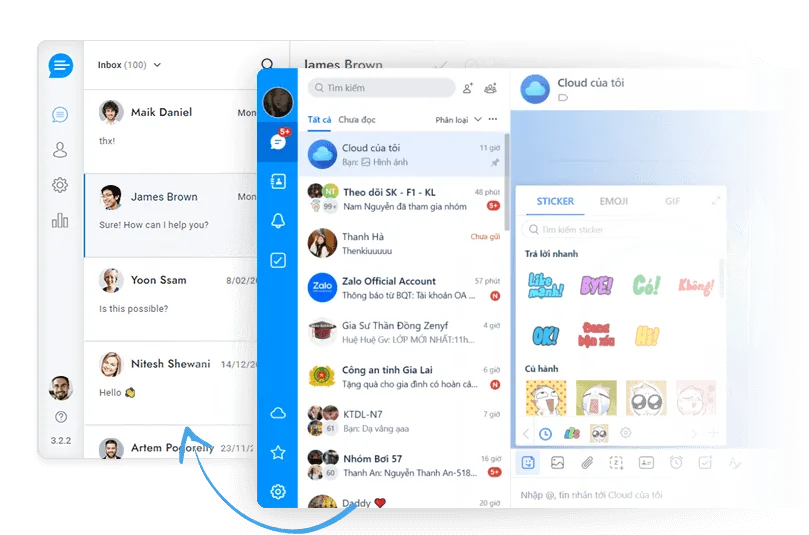 Zalo chat integration